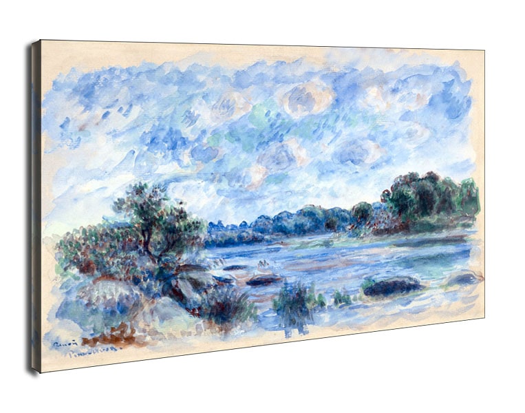 Landscape at Pont Aven, Auguste Renoir - obraz na płótnie 60x40 cm