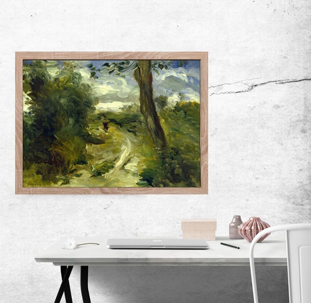 Landscape between Storms, Auguste Renoir - plakat 50x40 cm