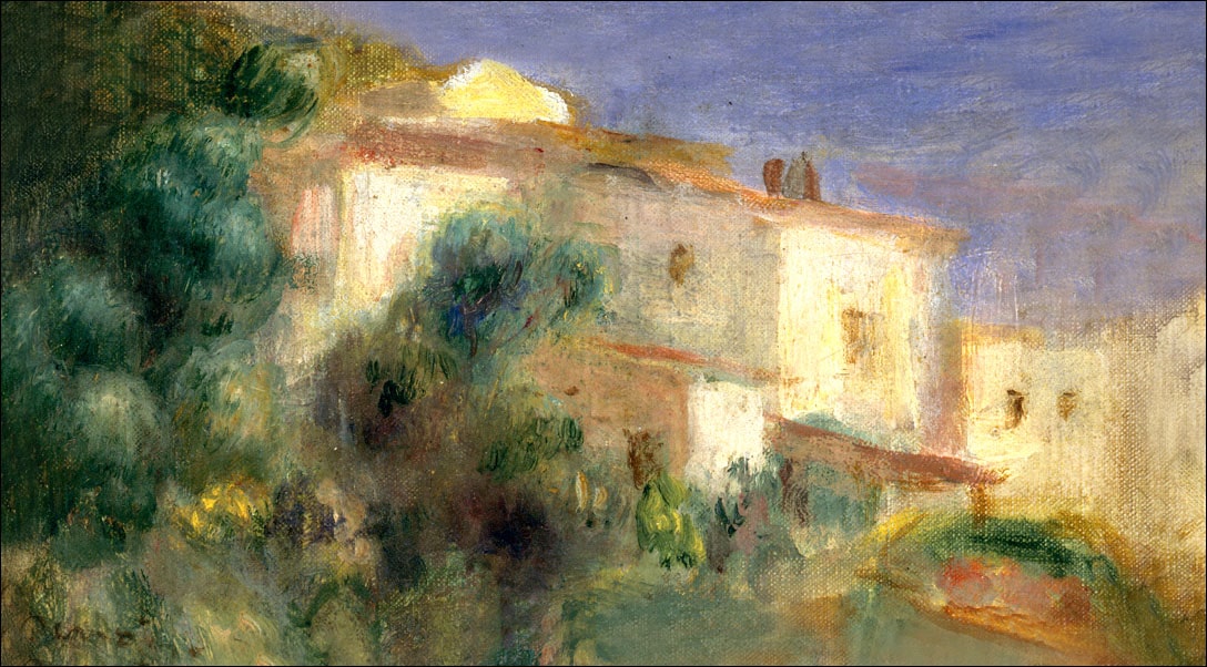 Maison de la Poste, Cagnes, Auguste Renoir - plakat 80x60 cm
