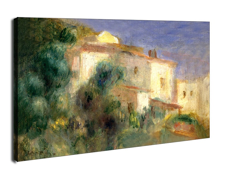 Maison de la Poste, Cagnes, Auguste Renoir - obraz na płótnie 120x90 cm