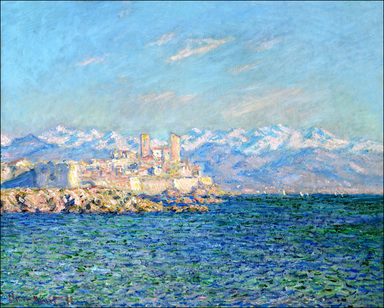 Antibes afternoon effect, Claude Monet - plakat 91,5x61 cm