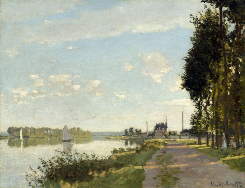 Argenteuil, Claude Monet - plakat 84,1x59,4 cm