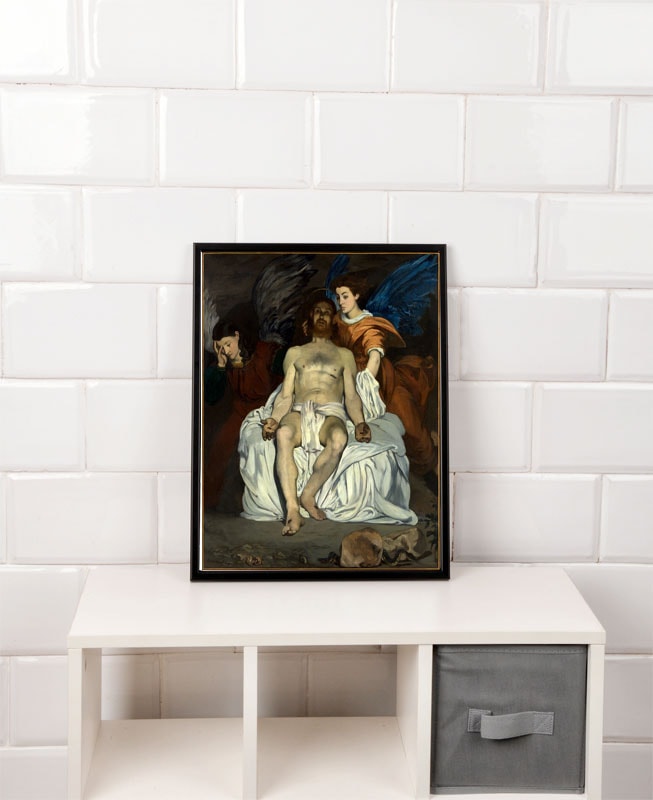 The Dead Christ with Angels, Edouard Manet - plakat - Galeria Plakatu
