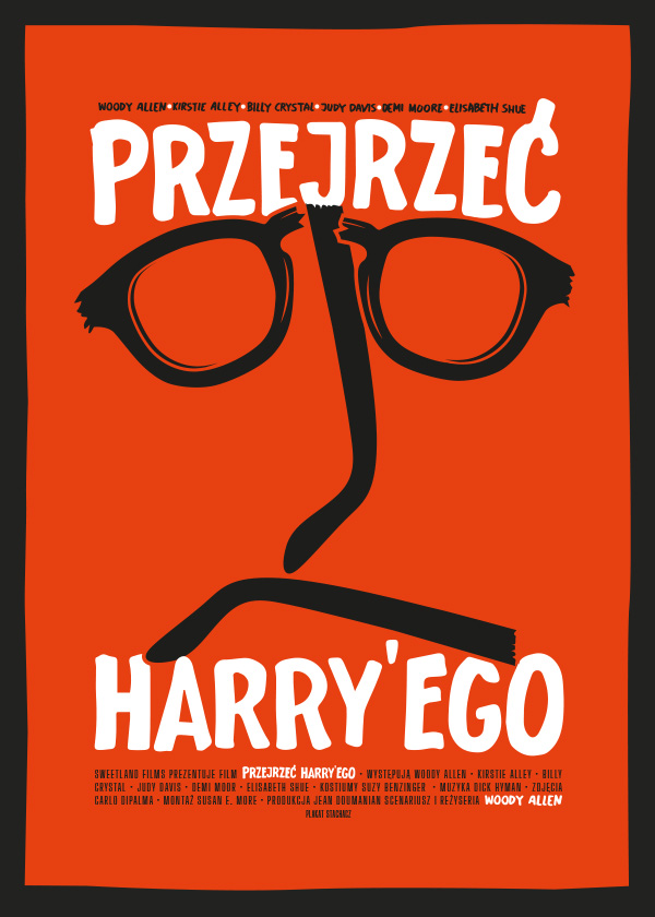 Woody Allen Przejrzeć Harry’ego II - plakat 21x29,7 cm