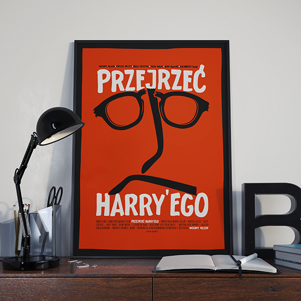 Woody Allen Przejrzeć Harry’ego II - plakat 21x29,7 cm