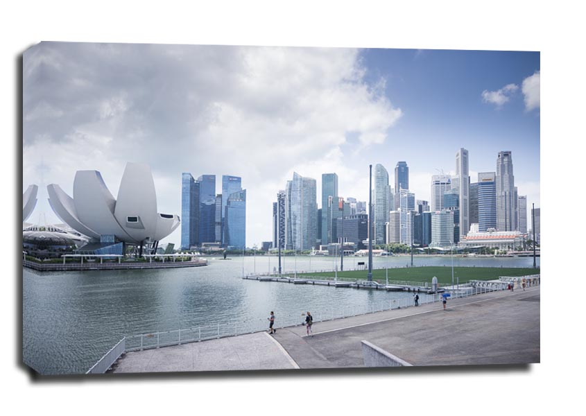 Singapur, Miasto - obraz na płótnie 60x40 cm