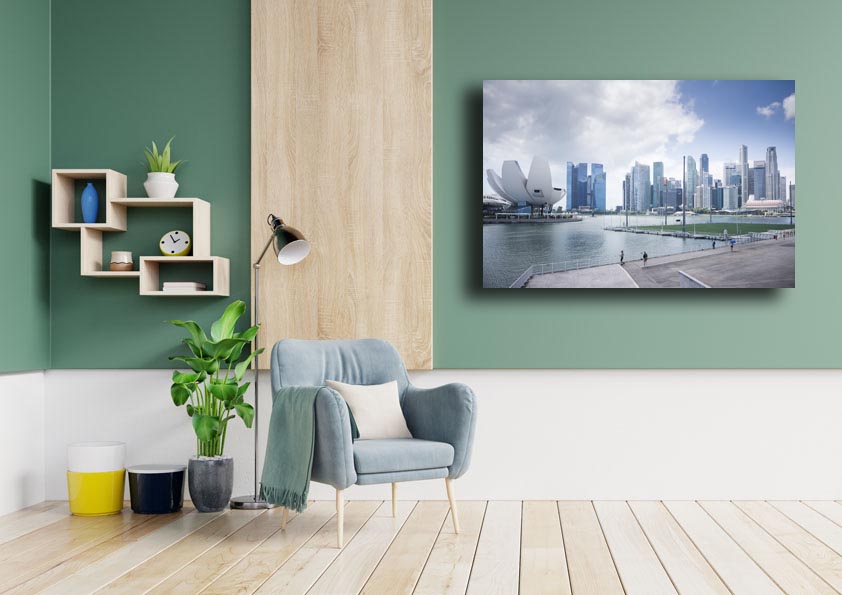 Singapur, Miasto - obraz na płótnie 60x40 cm