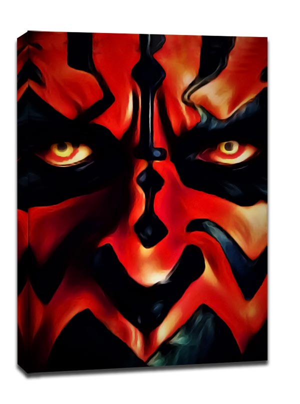 Face It! Star Wars Gwiezdne Wojny - Darth Maul - obraz na płótnie 70x100 cm