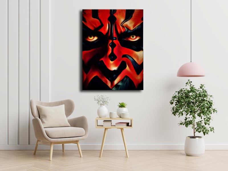 Face It! Star Wars Gwiezdne Wojny - Darth Maul - obraz na płótnie 70x100 cm