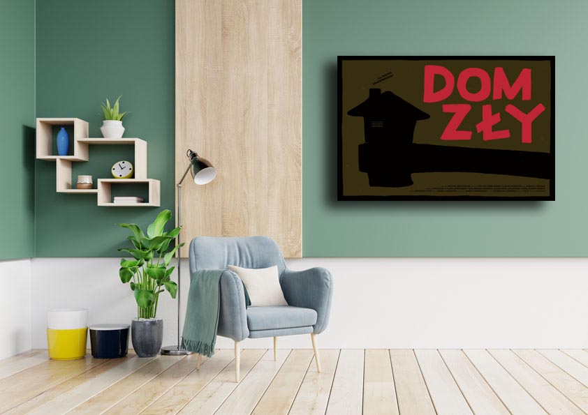 Dom Zły - obraz na płótnie 100x70 cm
