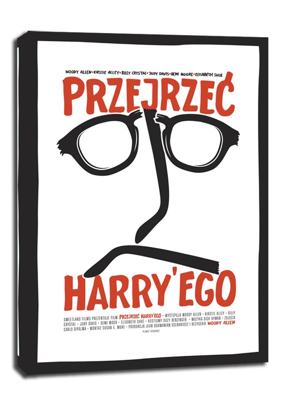 Woody Allen Przejrzeć Harry’ego I - obraz na płótnie 90x120 cm