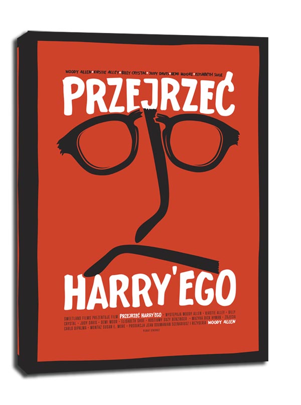 Woody Allen Przejrzeć Harry’ego II - obraz na płótnie 90x120 cm