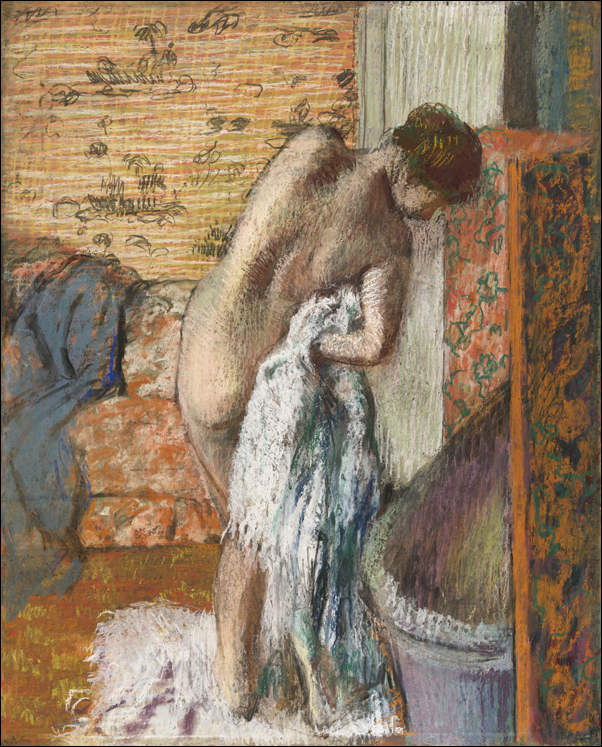 Naked lady, Edgar Degas - plakat 61x91,5 cm