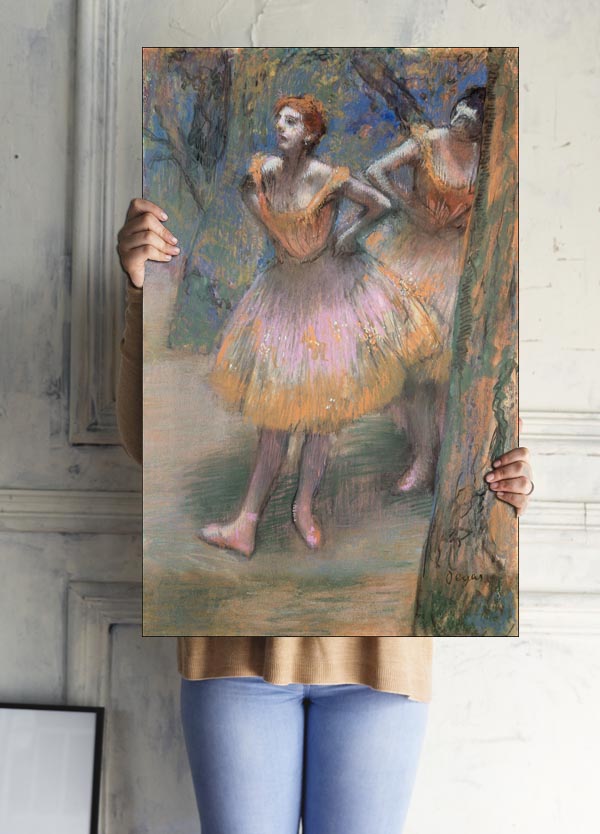 Two Dancers, Edgar Degas - plakat 59,4x84,1 cm