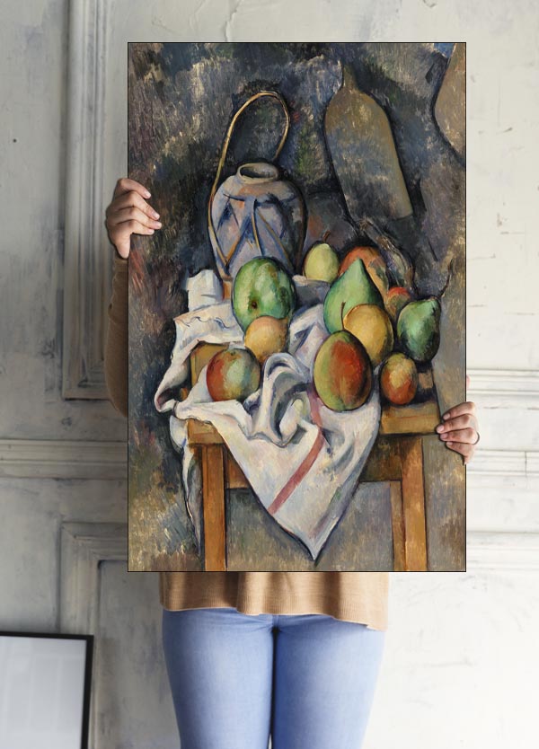 Ginger Jar, Paul Cézanne - plakat 70x100 cm