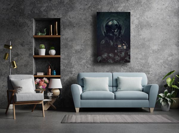 Gwiezdne Wojny Star Wars Skull Pilot - obraz na płótnie 30x40 cm