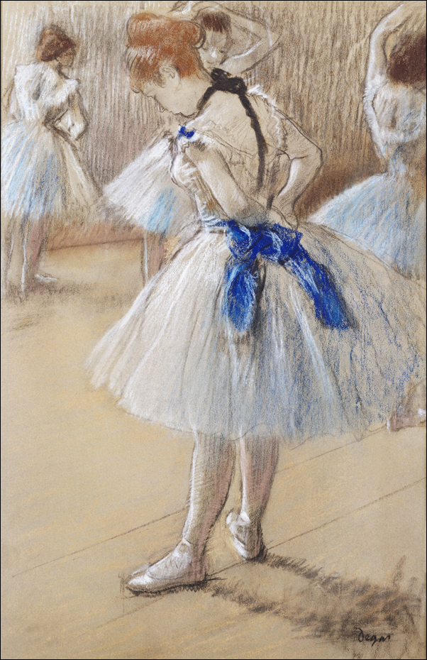 Dancer, Edgar Degas - plakat 21x29,7 cm