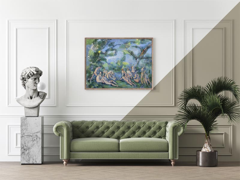 The Bathers, Paul Cézanne - plakat 30x20 cm