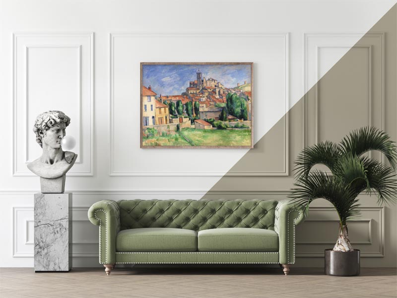 Gardanne, Paul Cézanne - plakat 84,1x59,4 cm