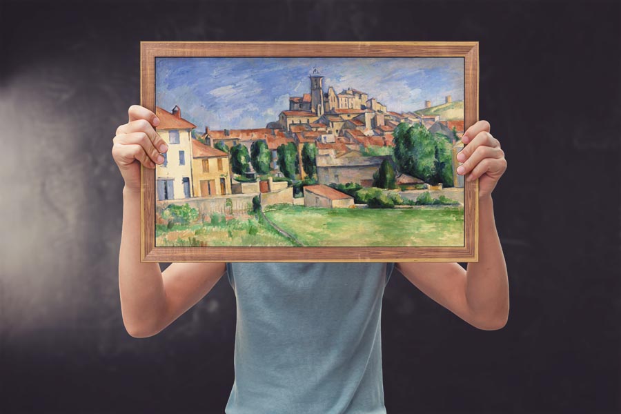 Gardanne, Paul Cézanne - plakat 84,1x59,4 cm