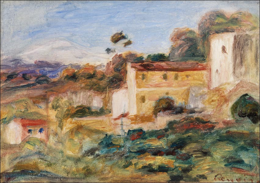 Landscape , Pierre-Auguste Renoir - plakat 40x30 cm