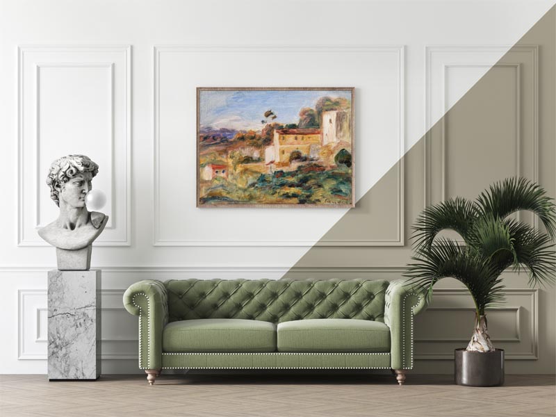 Landscape , Pierre-Auguste Renoir - plakat 40x30 cm