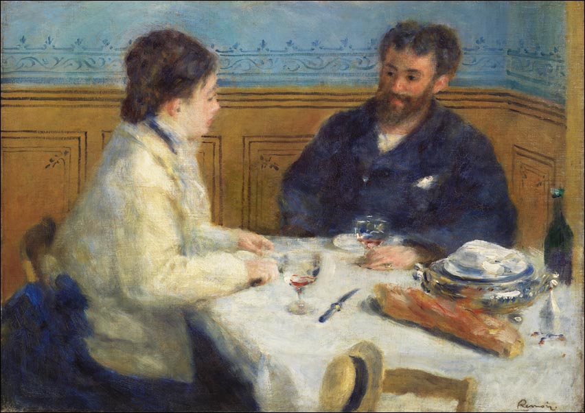 Luncheon , Pierre-Auguste Renoir - plakat 70x50 cm