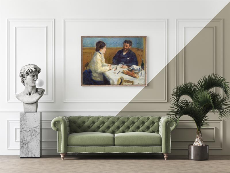 Luncheon , Pierre-Auguste Renoir - plakat 70x50 cm