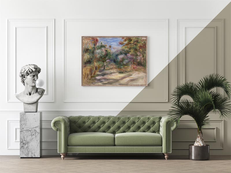 Landscape, Pierre-Auguste Renoir - plakat 91,5x61 cm