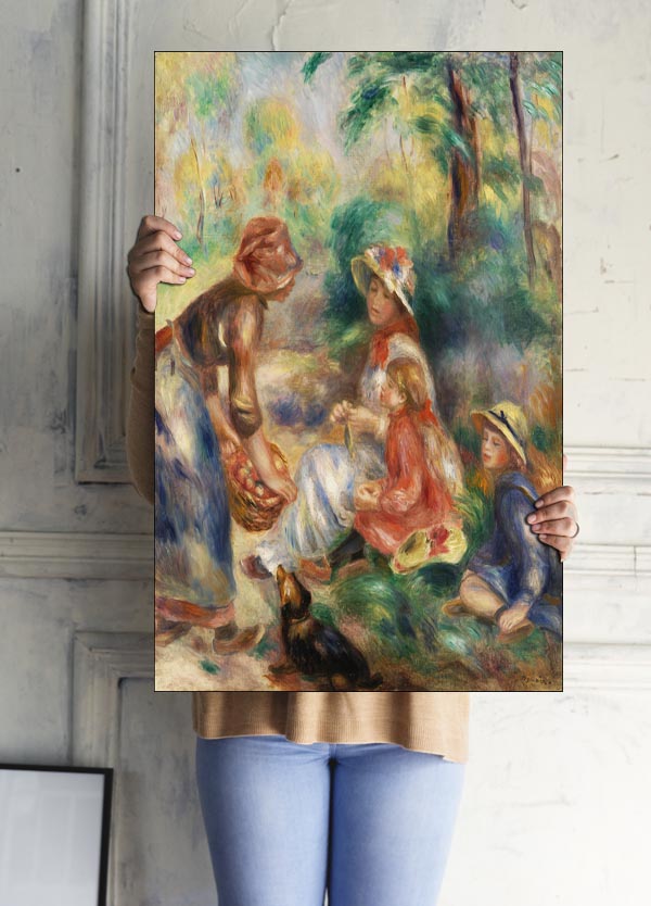 Apple Vendor, Pierre-Auguste Renoir - plakat 21x29,7 cm
