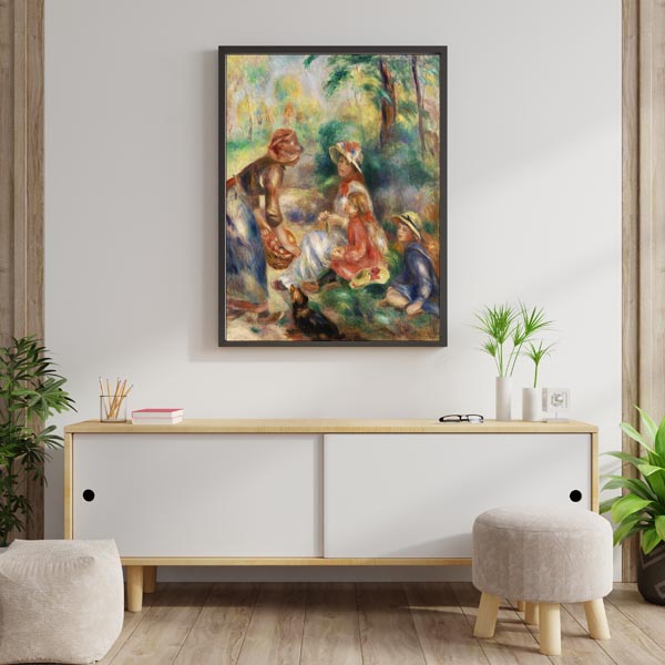 Apple Vendor, Pierre-Auguste Renoir - plakat 21x29,7 cm