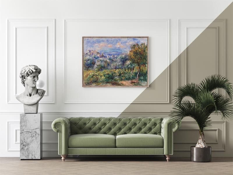 Landscape, Pierre-Auguste Renoir - plakat 29,7x21 cm