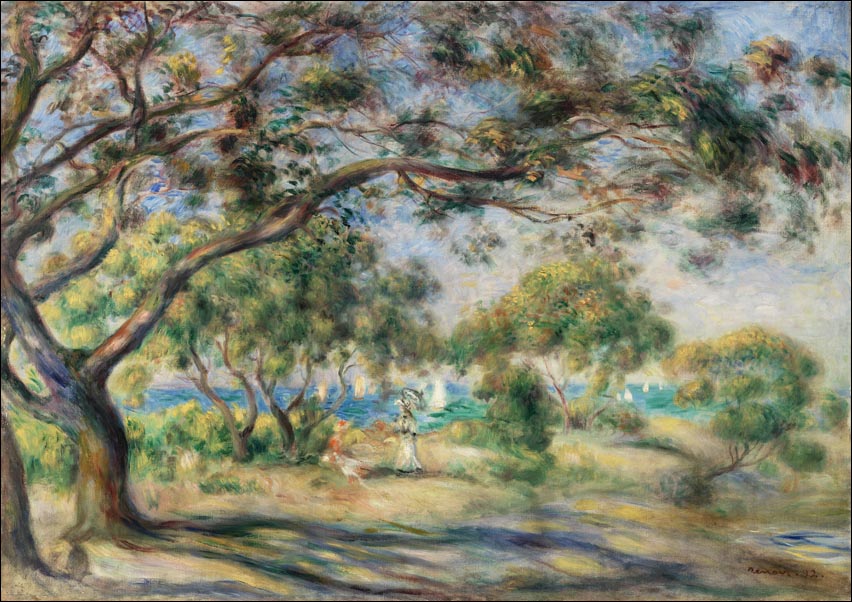Bois de la Chaise, Pierre-Auguste Renoir - plakat 42x29,7 cm