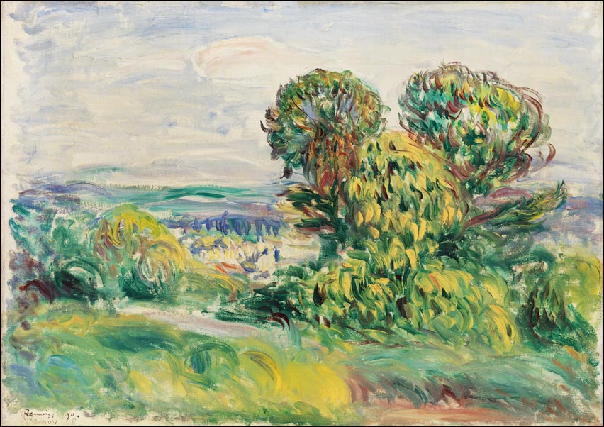 Landscape, Pierre-Auguste Renoir - plakat 30x20 cm