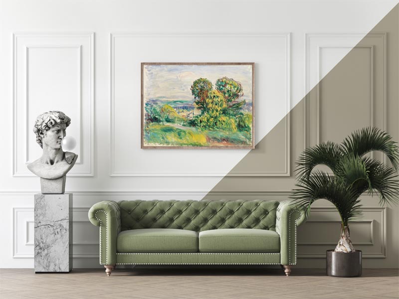 Landscape, Pierre-Auguste Renoir - plakat 30x20 cm