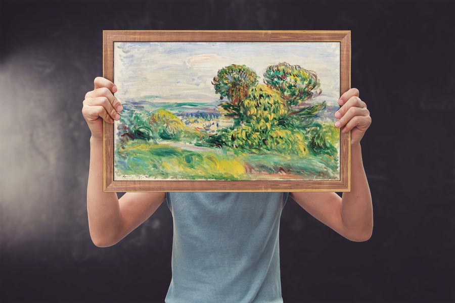 Landscape, Pierre-Auguste Renoir - plakat 30x20 cm