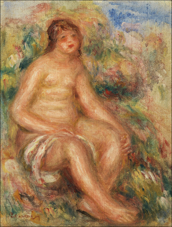 Bather , Pierre-Auguste Renoir - plakat 21x29,7 cm