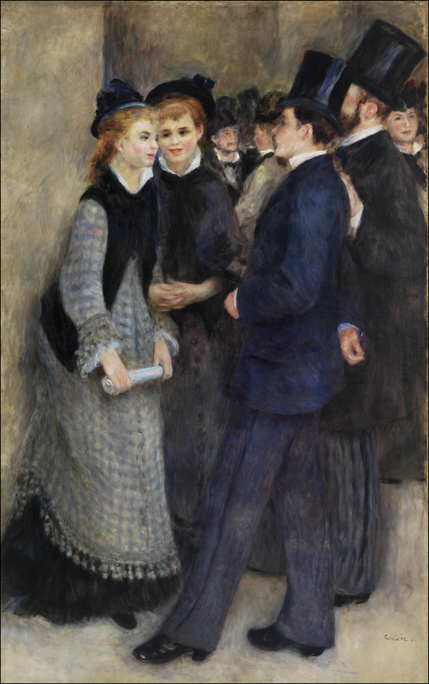 Leaving the Conservatory, Pierre-Auguste Renoir - plakat 42x59,4 cm