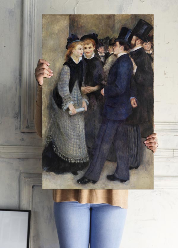 Leaving the Conservatory, Pierre-Auguste Renoir - plakat 42x59,4 cm