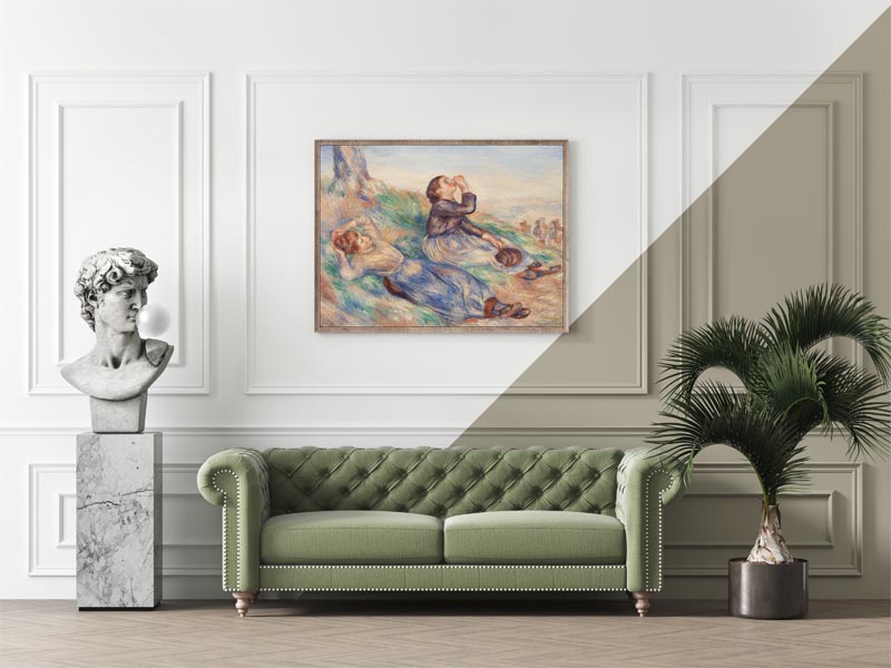 Grape Gatherers, Pierre-Auguste Renoir - plakat 40x30 cm