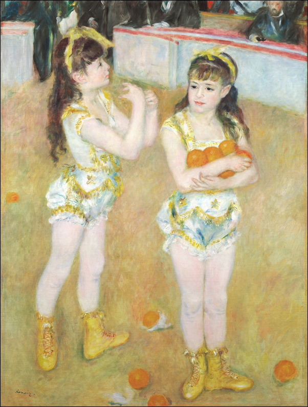 Acrobats at the Cirque Fernando, Pierre-Auguste Renoir - plakat 40x50 cm