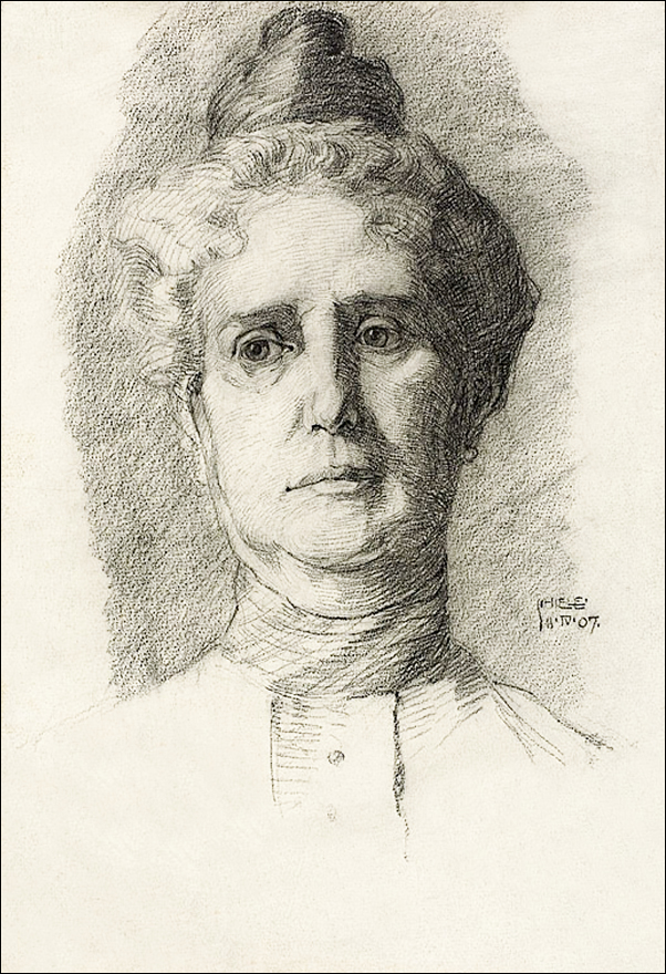 The Artist’s Mother, Egon Schiele - plakat 42x59,4 cm