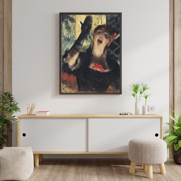 Café Singer, Edgar Degas - plakat 70x100 cm