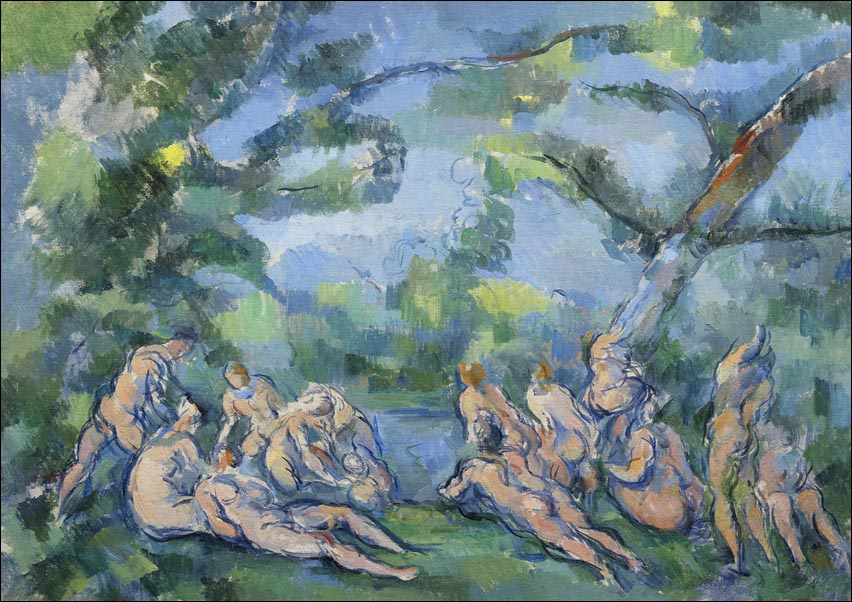 The Bathers, Paul Cézanne - plakat 30x20 cm