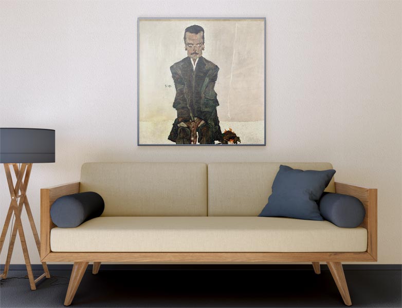 Eduard Kosmack, Egon Schiele - plakat 50x50 cm