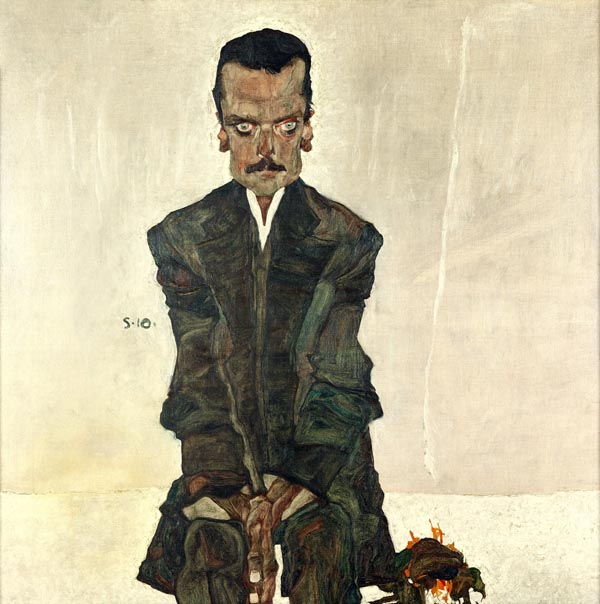 Eduard Kosmack, Egon Schiele - plakat 50x50 cm