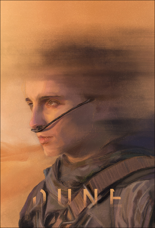 Diuna 2021 Dune - plakat premium 70x100 cm