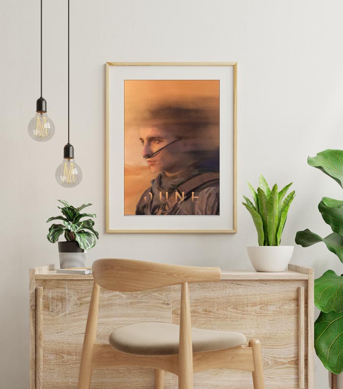 Diuna 2021 Dune - plakat premium 70x100 cm