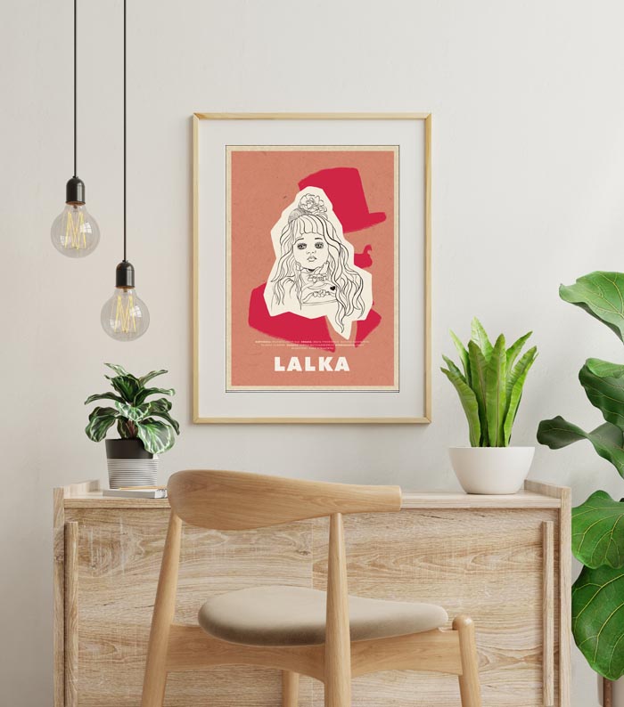 Lalka – plakat 50x70 cm