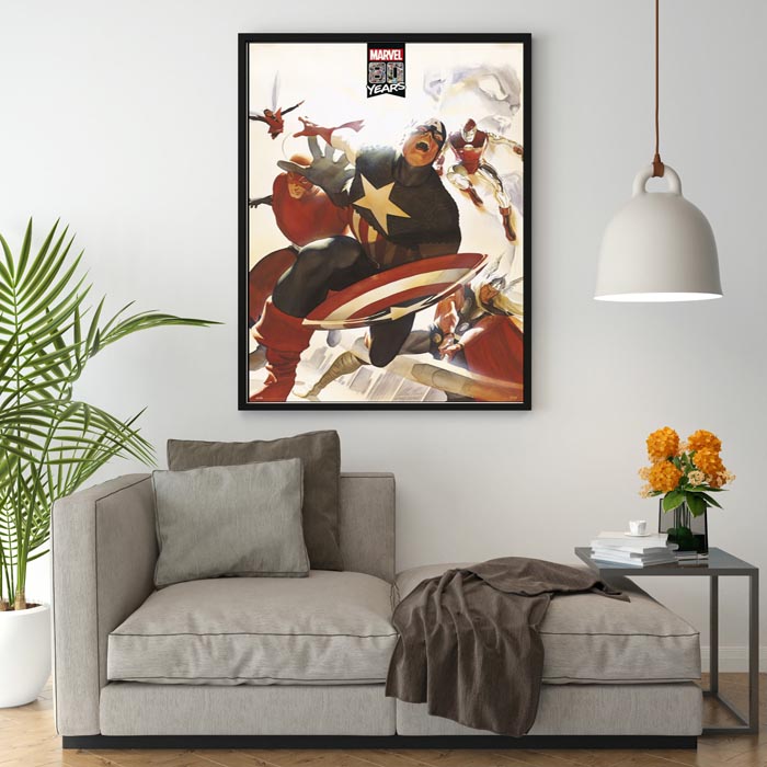 Marvel 80 Years Avengers - plakat - Galeria Plakatu